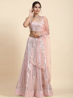Thumbnail for Lehenga Mart Glamorous Designer Lehenga Choli for Bridal and Bridesmaids Wedding Wear Choli - Distacart