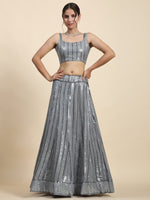 Thumbnail for Lehenga Mart Glamorous Designer Lehenga Choli for Bridal and Bridesmaids Wedding Wear Choli - Distacart