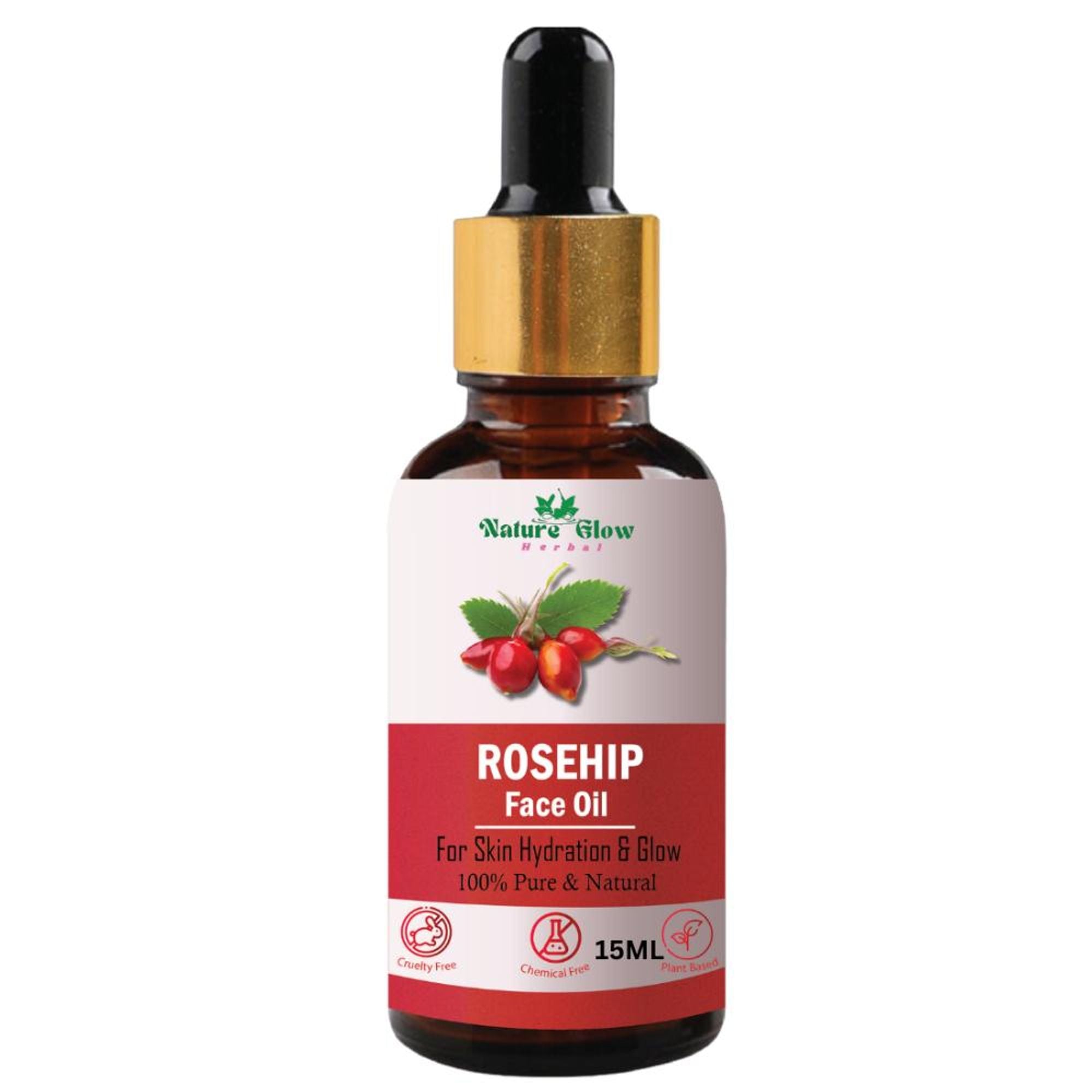 Nature Glow Herbal Rosehip Facial Oil - Distacart
