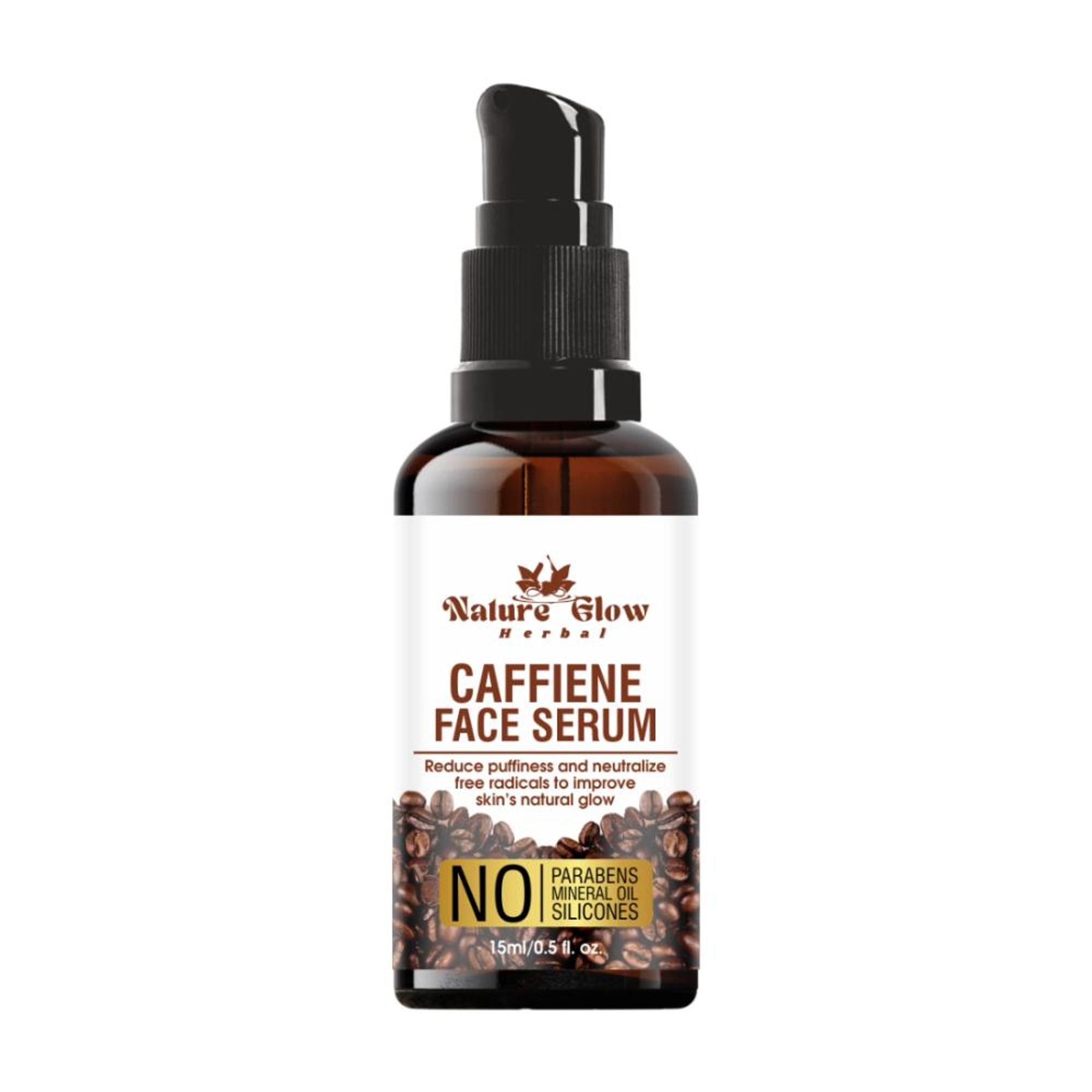 Nature Glow Herbal Caffeine Face Serum - Distacart