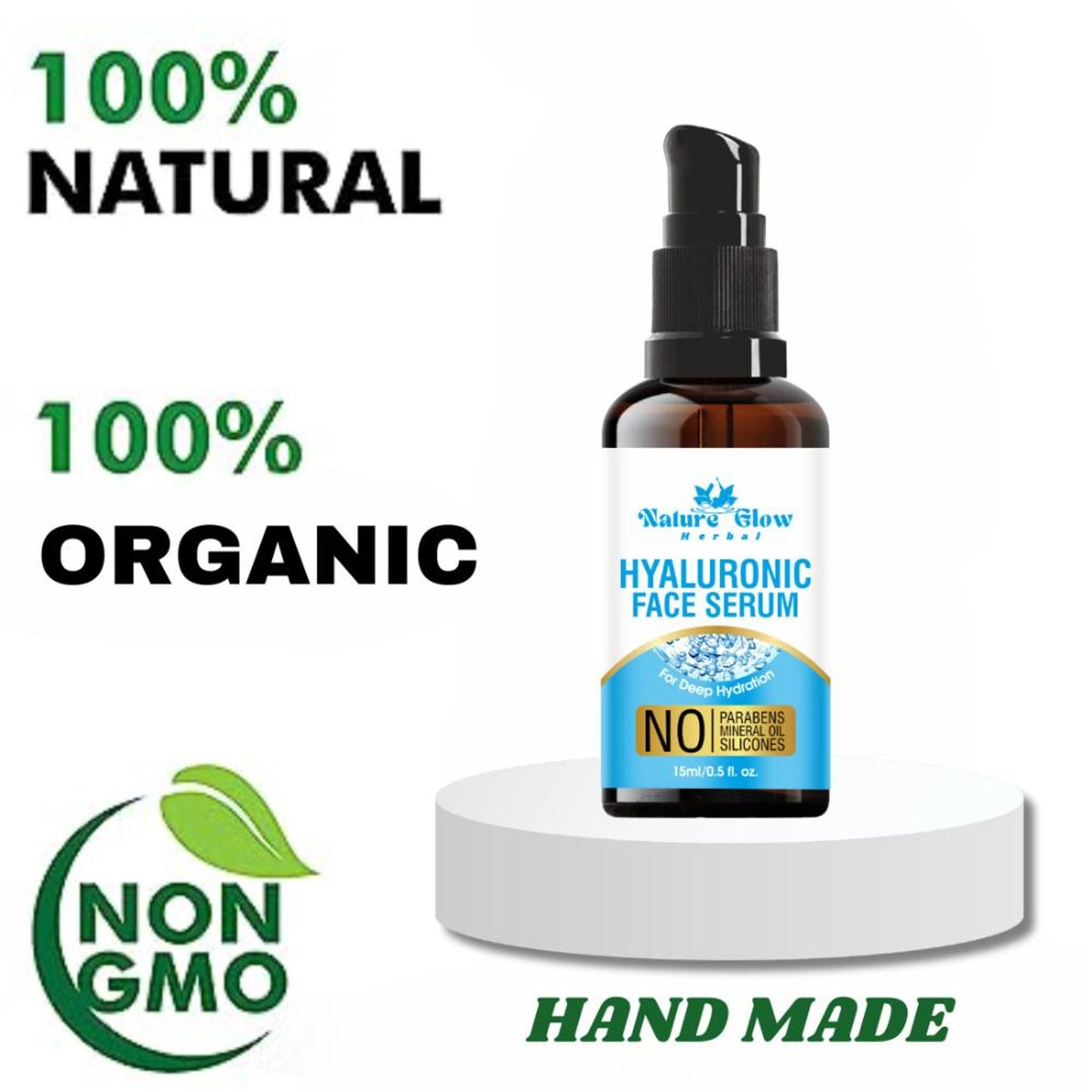 Nature Glow Herbal Hyaluronic Serum - Distacart