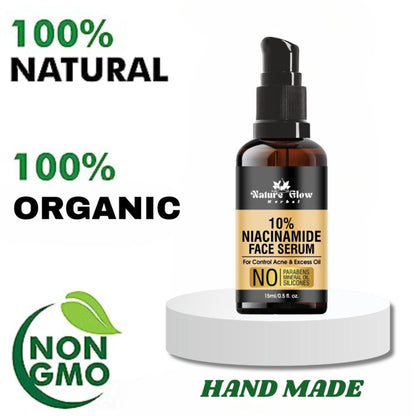 Nature Glow Herbal 10% Niacinamide Face Serum - Distacart