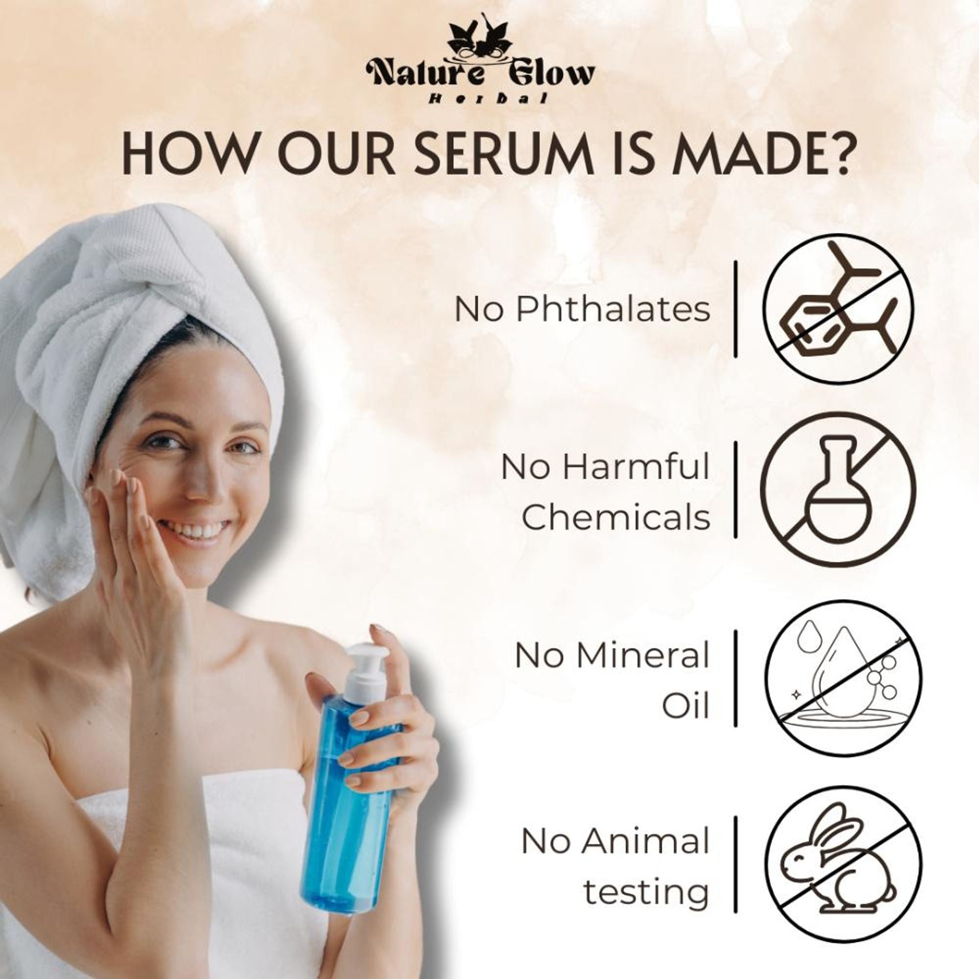 Nature Glow Herbal 10% Niacinamide Face Serum - Distacart