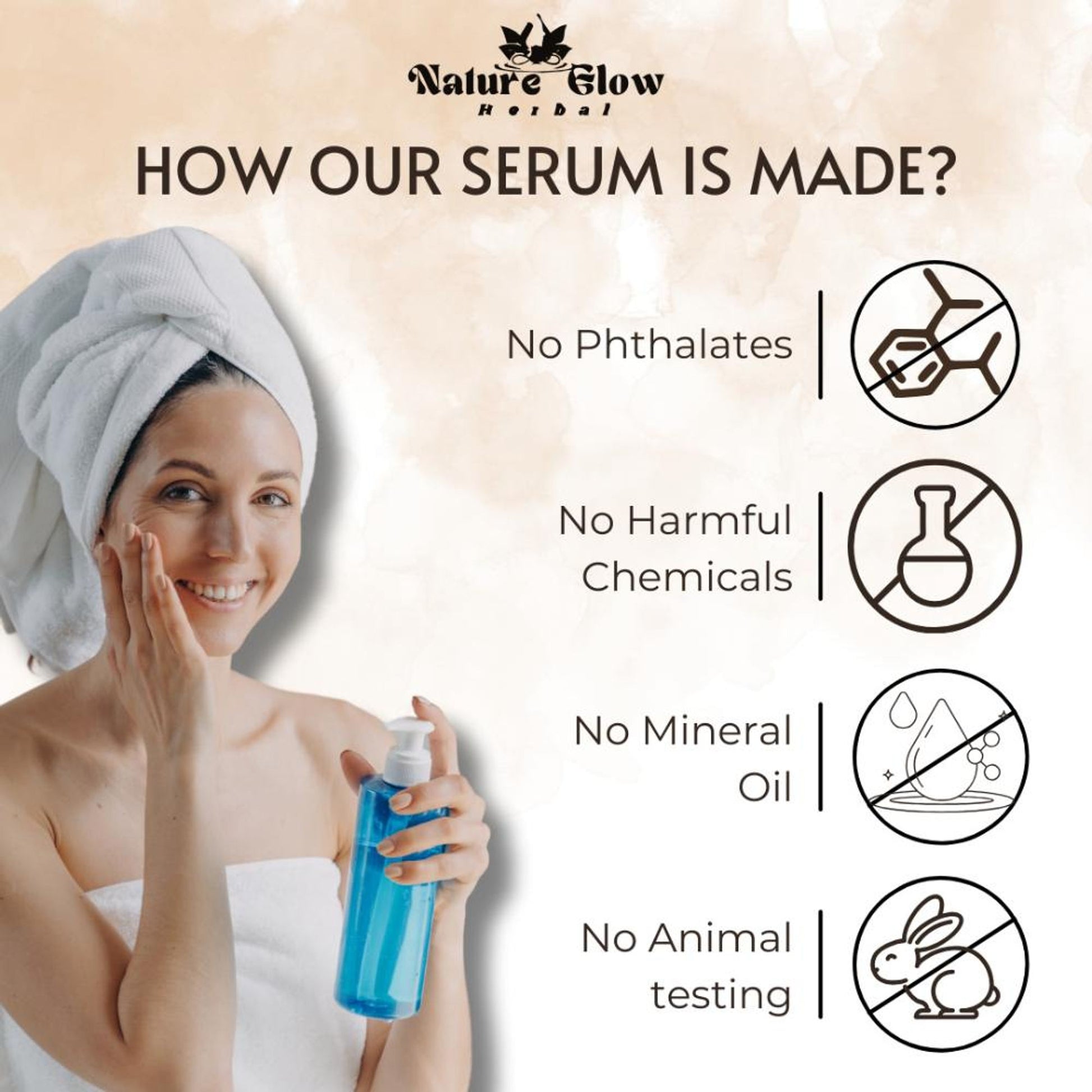 Nature Glow Herbal 10% Niacinamide Face Serum - Distacart