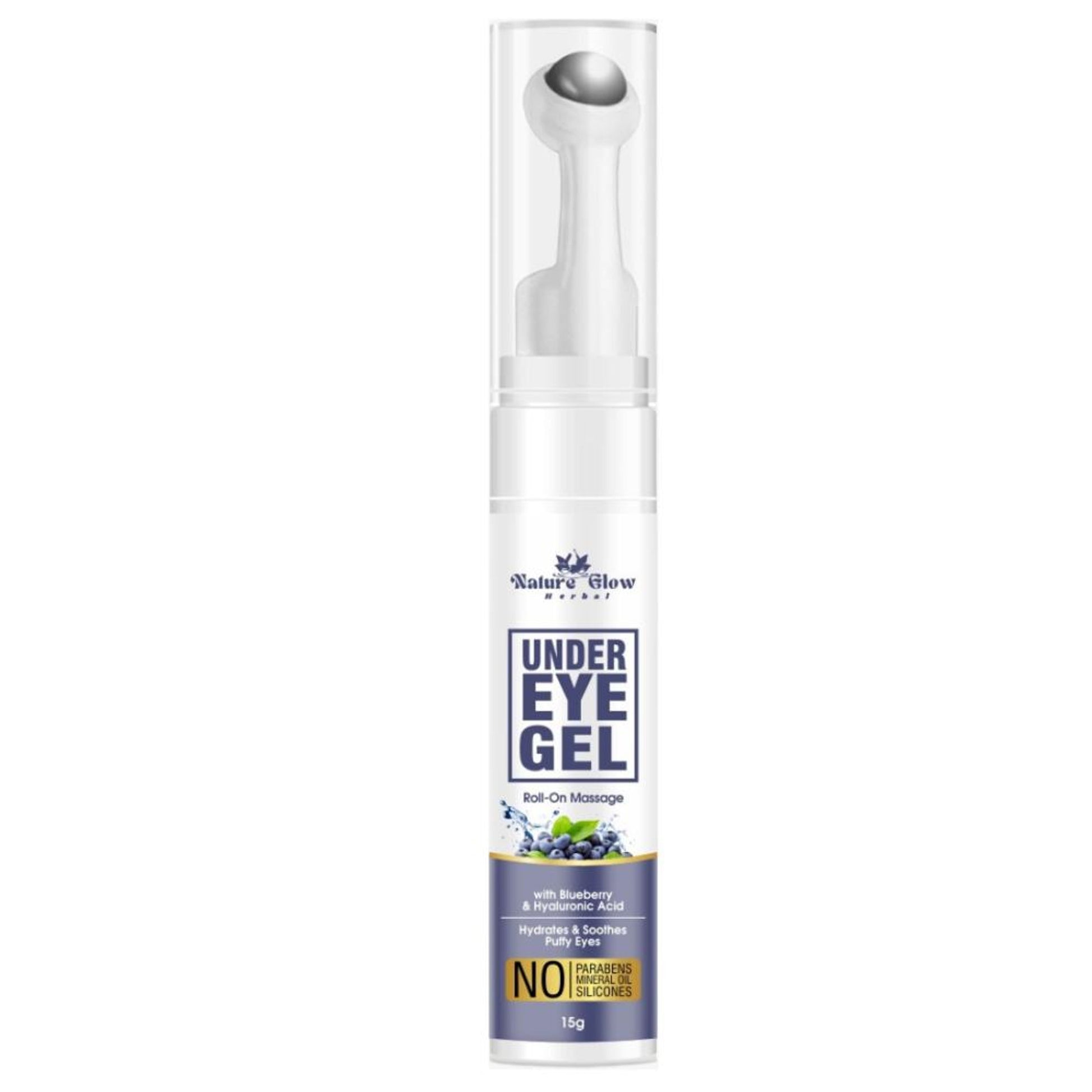 Nature Glow Herbal Under Eye Blueberry Roll On - Distacart