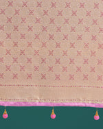 Thumbnail for Monjolika Fashion Wonderful Light Lilac Soft Banarasi Satin Silk Leheriya Design Saree