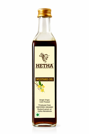 Hetha Organic Cold Pressed Black Mustard Oil - Dista