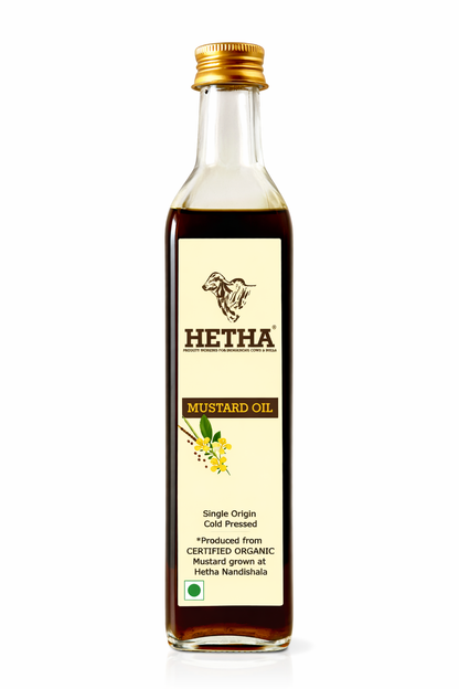 Hetha Organic Cold Pressed Black Mustard Oil - Dista