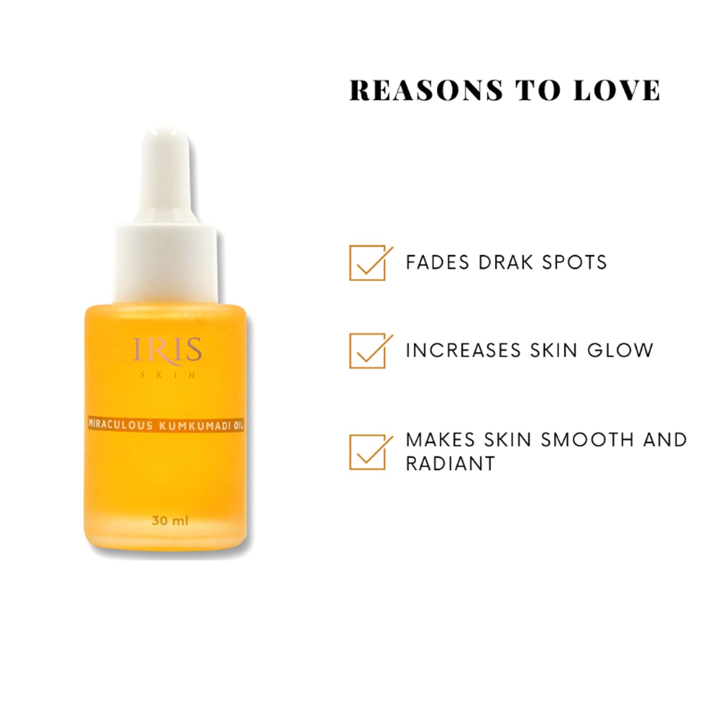 IRIS COSMETICS Skin Miraculuous Kumkumadi Oil - Distacart