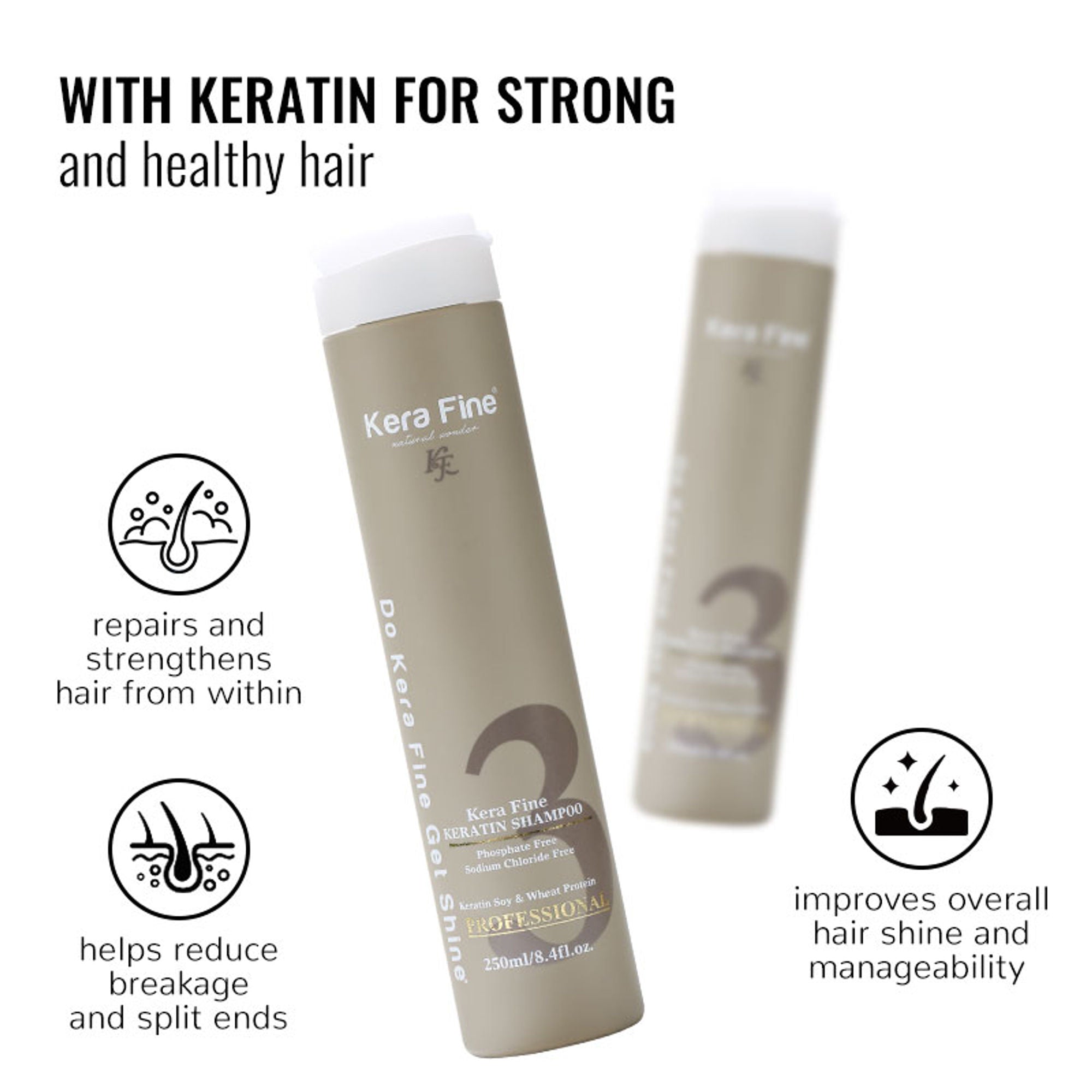 Kera Fine Keratin Shampoo - Dista