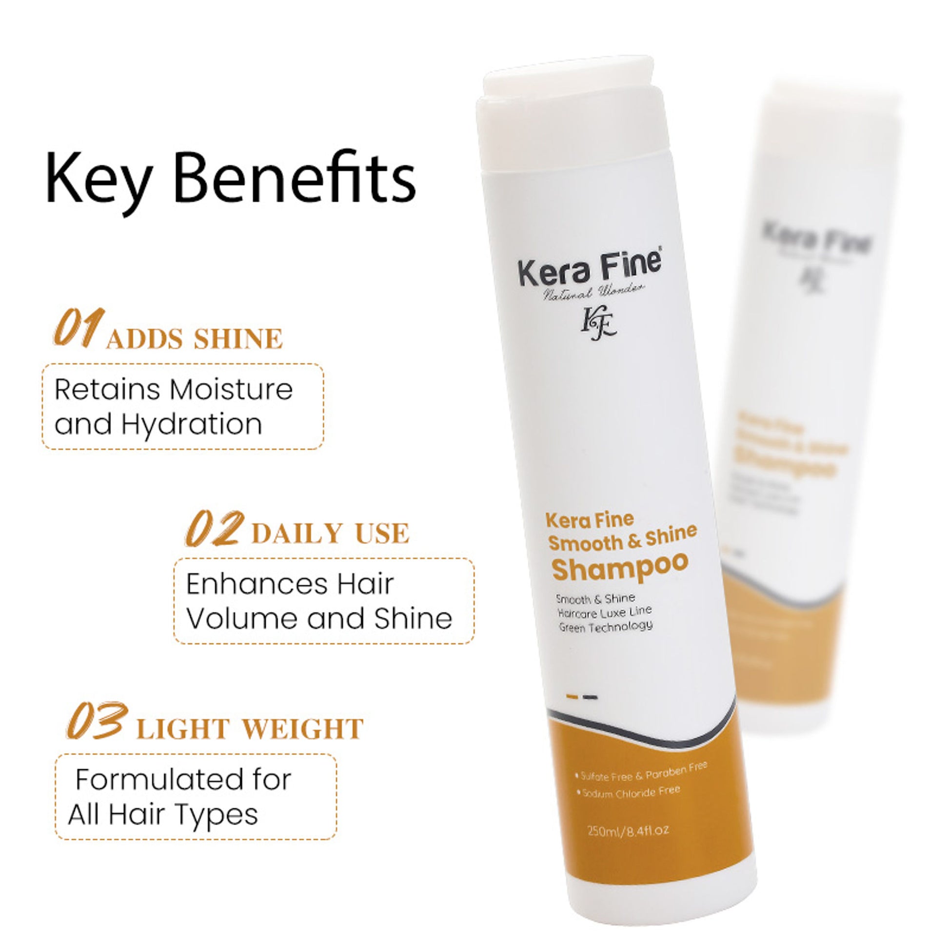 Kera Fine Smooth & Shine Shampoo - Dista