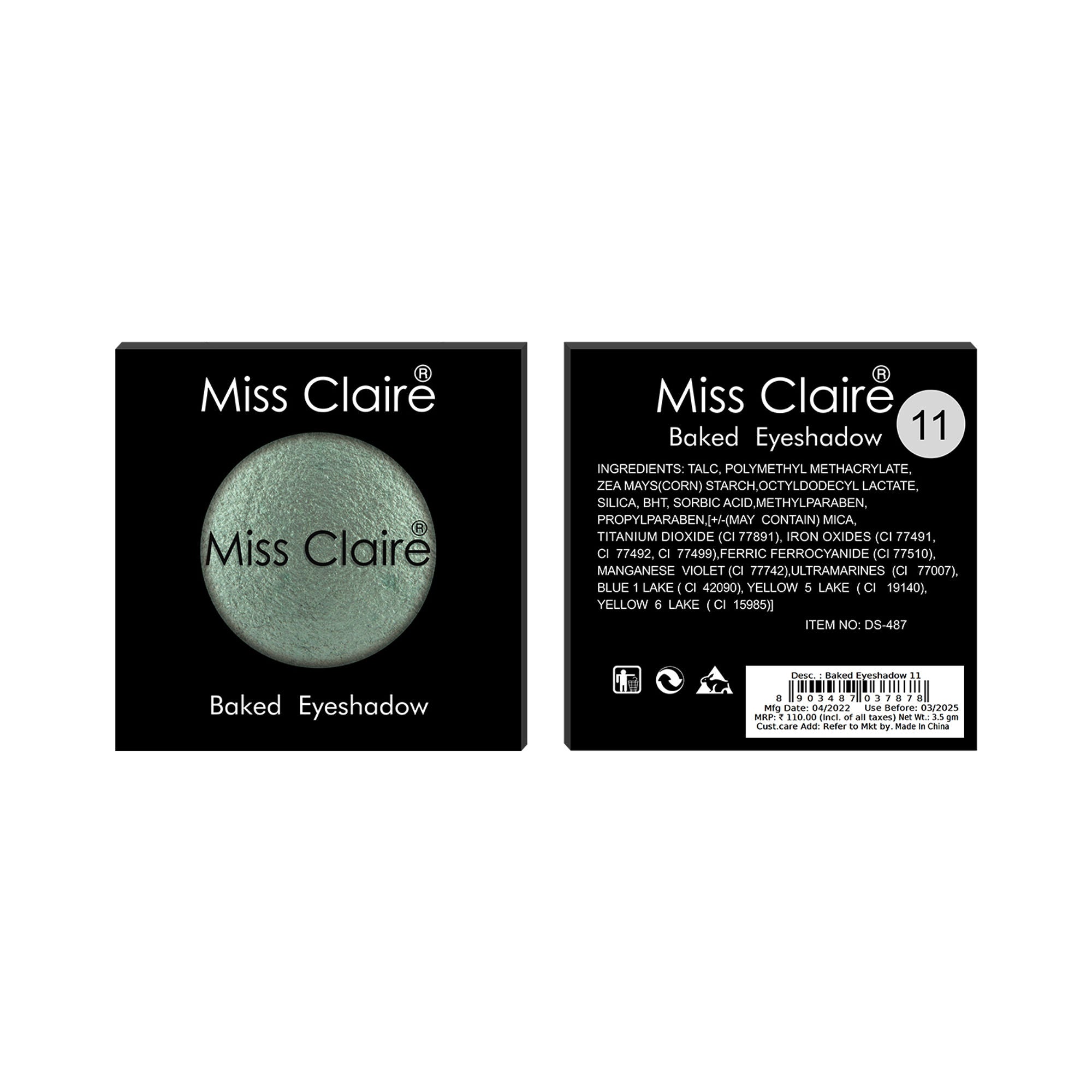 Miss Claire Baked Eyeshadow - 11 - Distacart