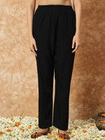 Thumbnail for Kalini Floral Embroidered Regular Straight Kurta with Pyjamas & With Dupatta