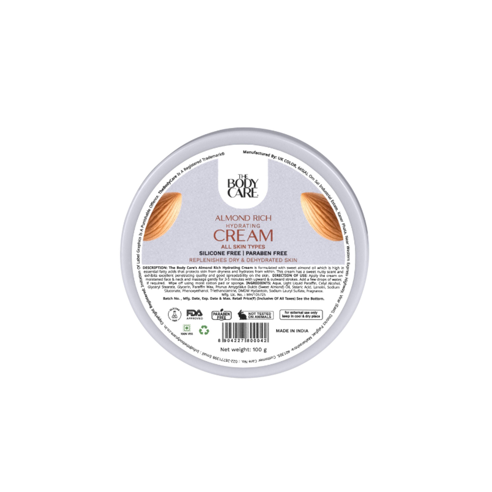 The Body Care Almond Cream