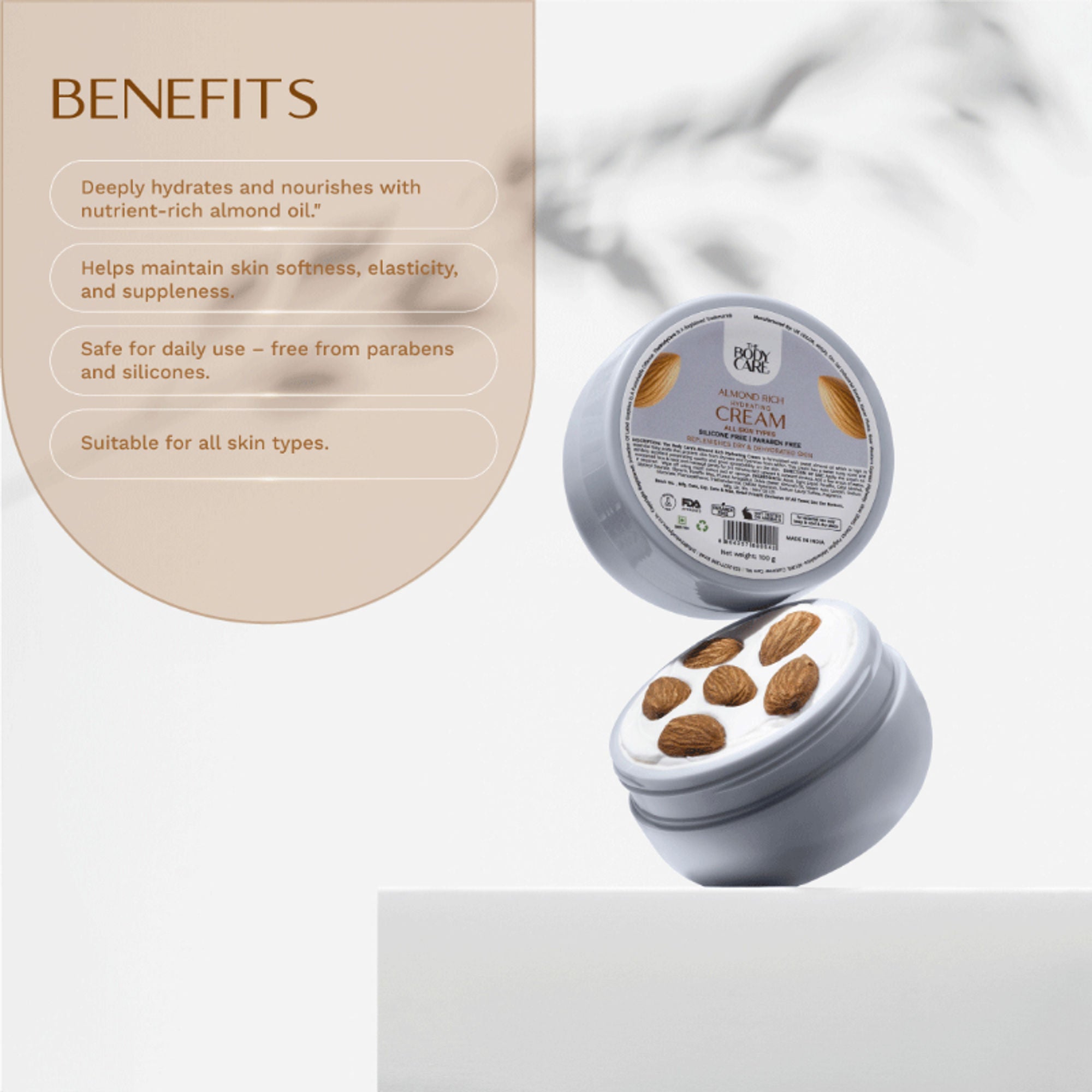 The Body Care Almond Cream