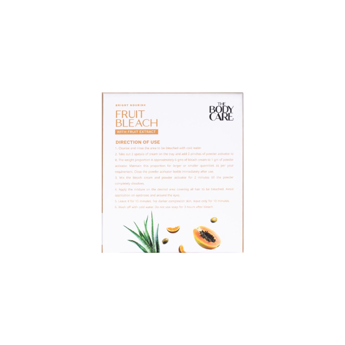 The Body Care Fruit Bleach Cream