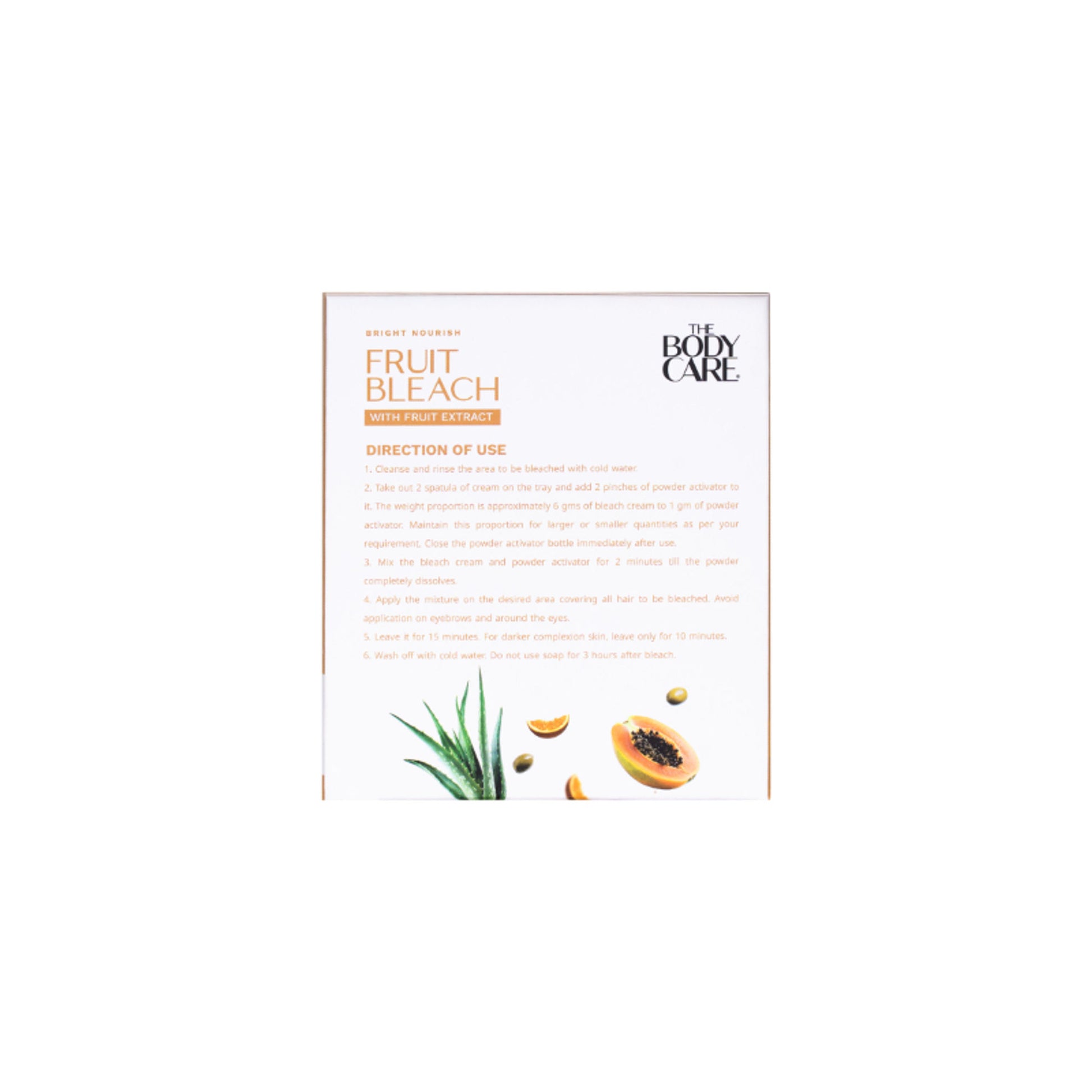 The Body Care Fruit Bleach Cream