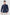 Xkind Navy Blue Plain Slim Fit Shirt