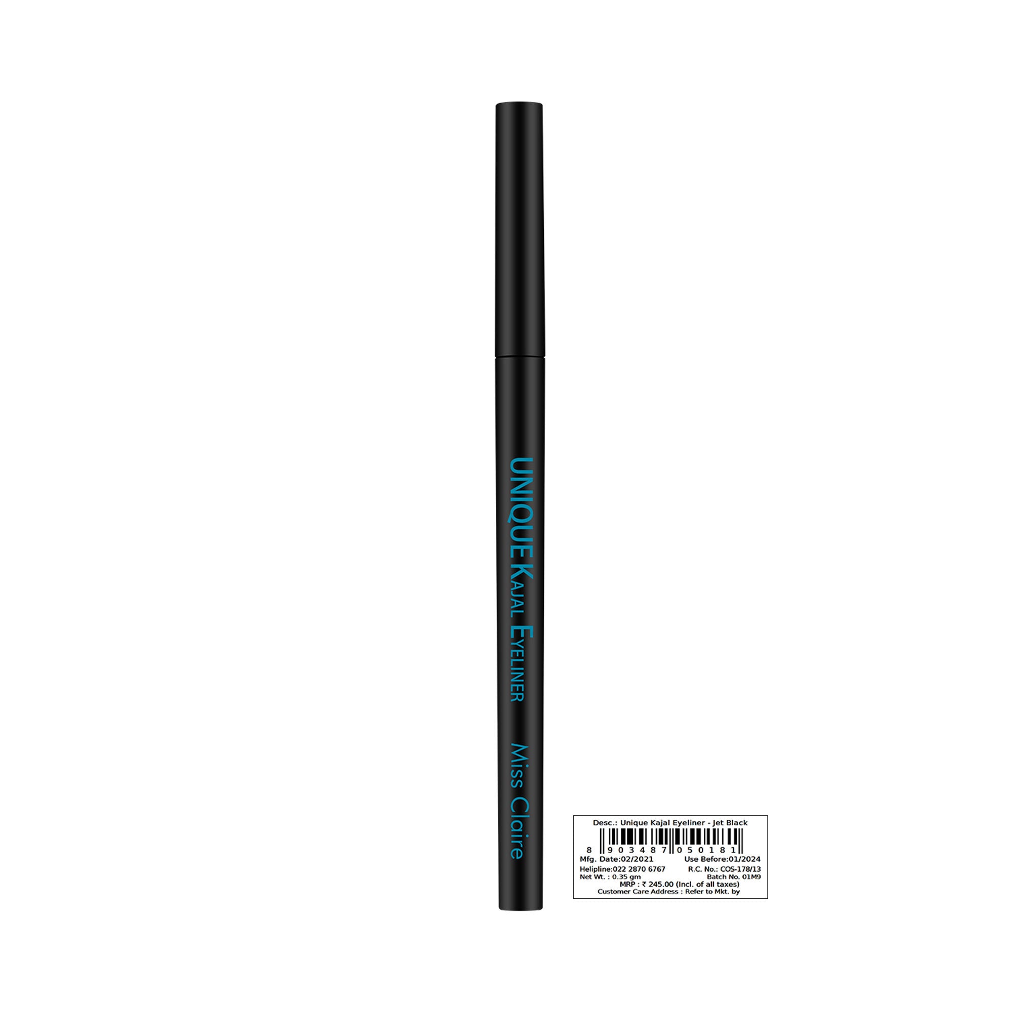 Miss Claire Unique Kajal Eyeliner - Black