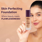Thumbnail for Hilary Rhoda Skin Perfecting Foundation With SPF 15 - My Ivory 01 - Distacart