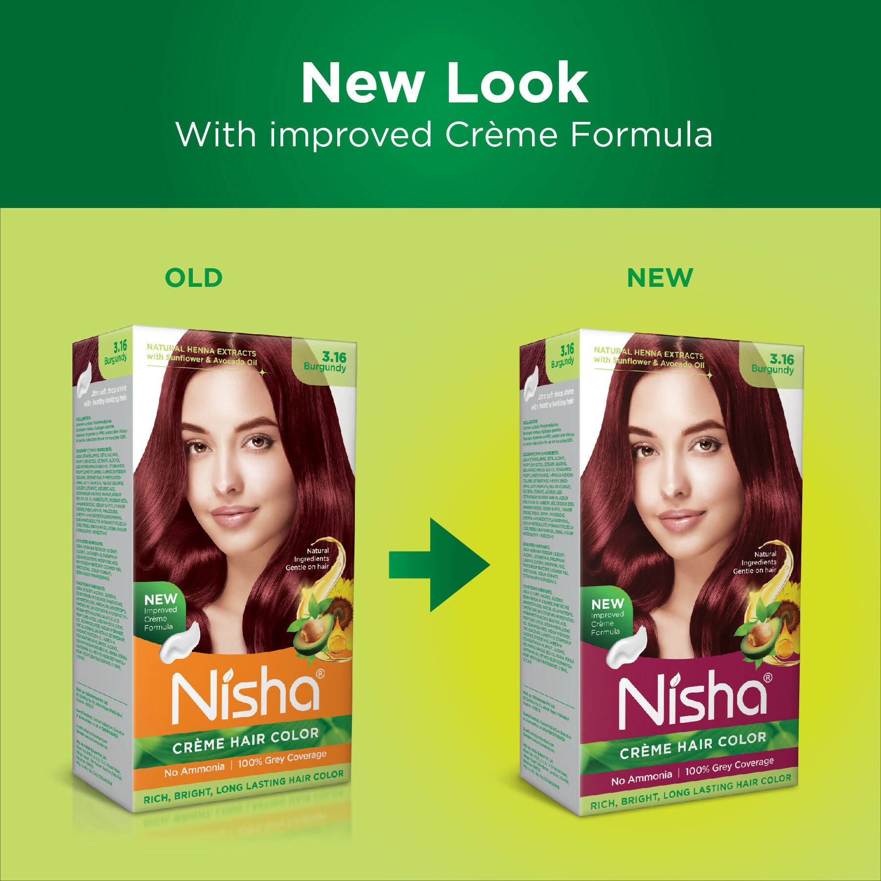 Nisha Creme Hair Color for Women - Burgundy - Distacart