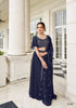 Anaita Navy Georgette Lehenga Choli With Sequence & Thread Work - Distacart