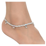 Thumbnail for AanyaCentric Silver Plated Traditional Anklets Payal - Classic and Stylish for Women and Girls - Distacart