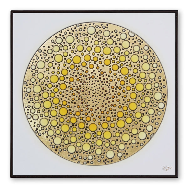 Tehzeeb Creations Golden Embossed Wall Painting