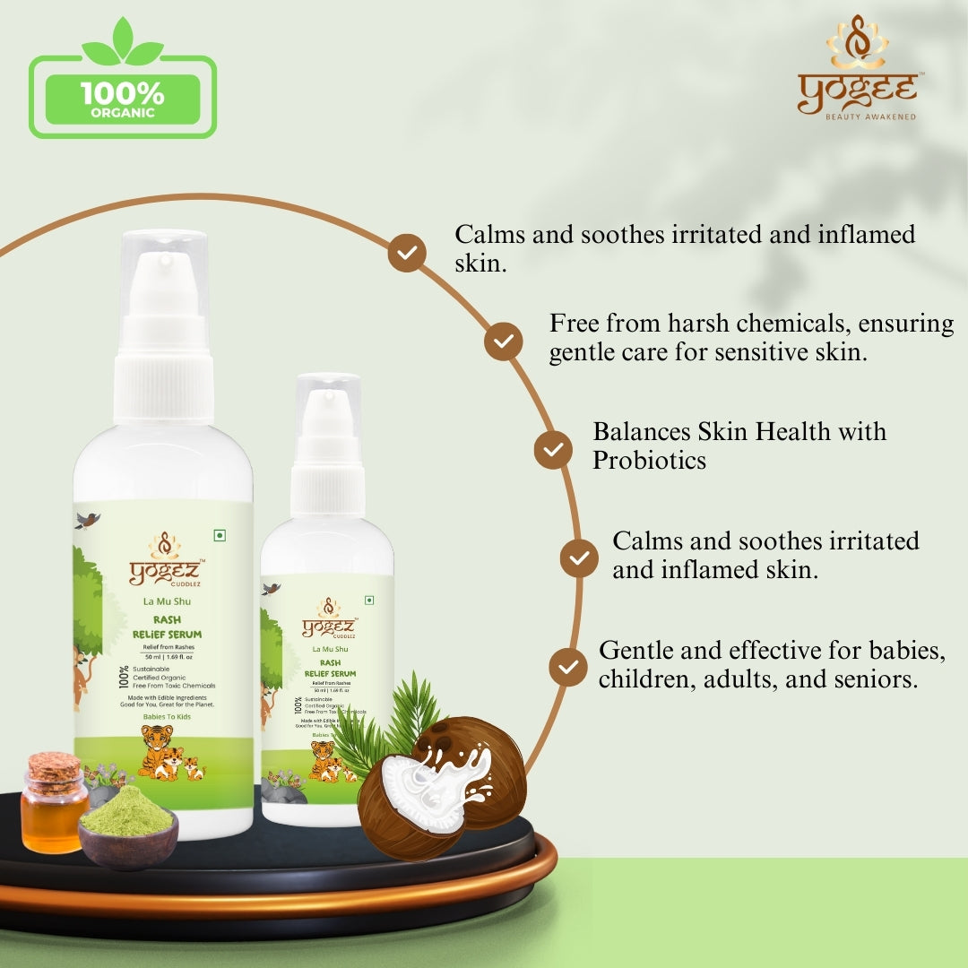 Yogez La Mu Shu Rash Relief Serum - Distacart
