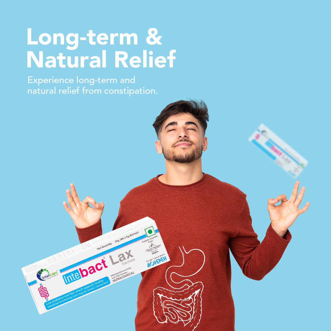 Dr. Morepen Intebact Probiotic Laxative – Best Solution For Constipation Relief