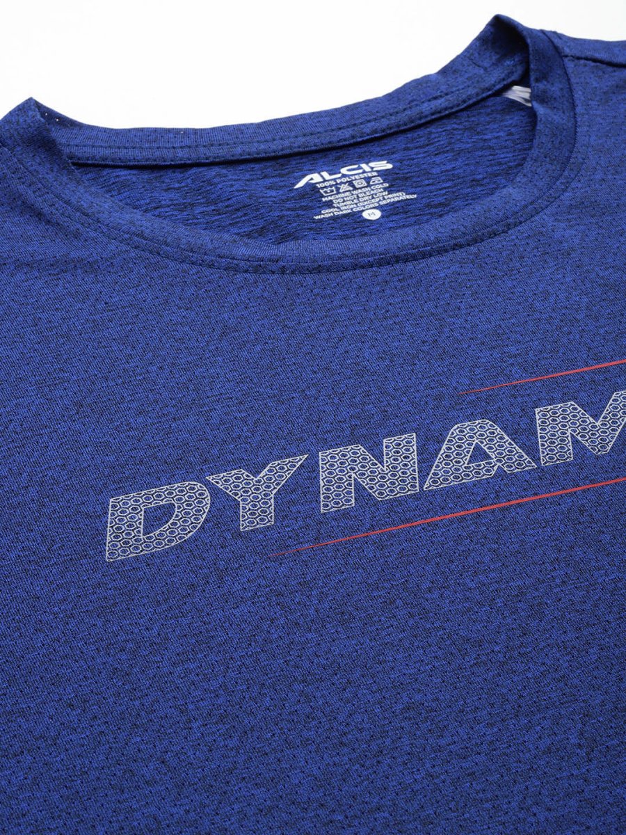 Alcis Typography Printed Anti Static Slim Fit T-shirt - Distacart