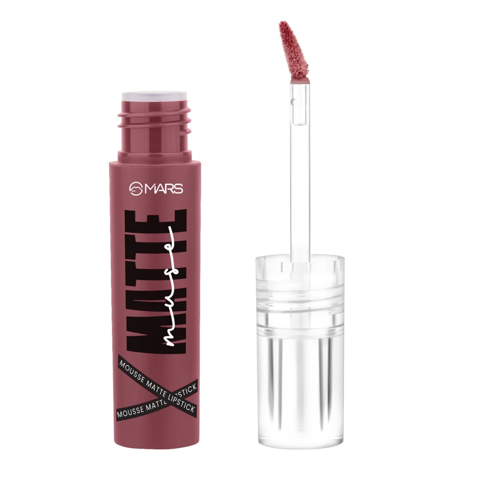 MARS Cosmetics Matte Muse Mousse Lipstick - 17 Glam Goddess - Distacart