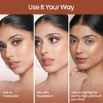 Thumbnail for Swiss Beauty Pearl Illuminator Makeup Base Long lasting & Radiant Skin Highlighter - 02 Silver Pink - Distacart