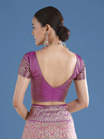 Thumbnail for Monjolika Fashion Beige Banarasi Silk Saree With Traditional Paisley Weaves - Distacart