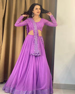 Thumbnail for Lehenga Mart Glamorous Designer Lehenga Choli for Bridal and Bridesmaids Wedding Wear Choli - Distacart