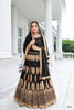 Anaita Black Georgette Lehenga Choli With Sequence & Thread Work - Distacart