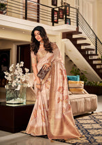 Thumbnail for Anaita Cream Designer Digital Printed Soft Silk Saree With Blouse - Distacart