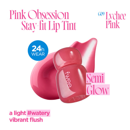 fwee Pink Obsession Stay-Fit Lip Tint - G09 Lychee Pink