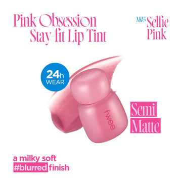 fwee Pink Obsession Stay-Fit Lip Tint - M03 Selfie Pink
