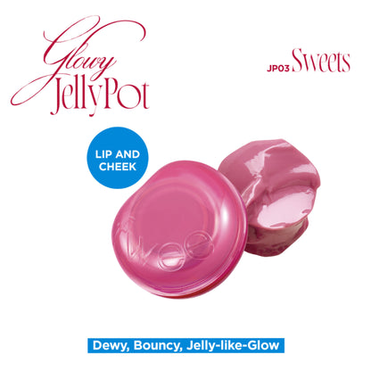 fwee Lip&Cheek Glowy Jelly Pot - JP03 Sweets