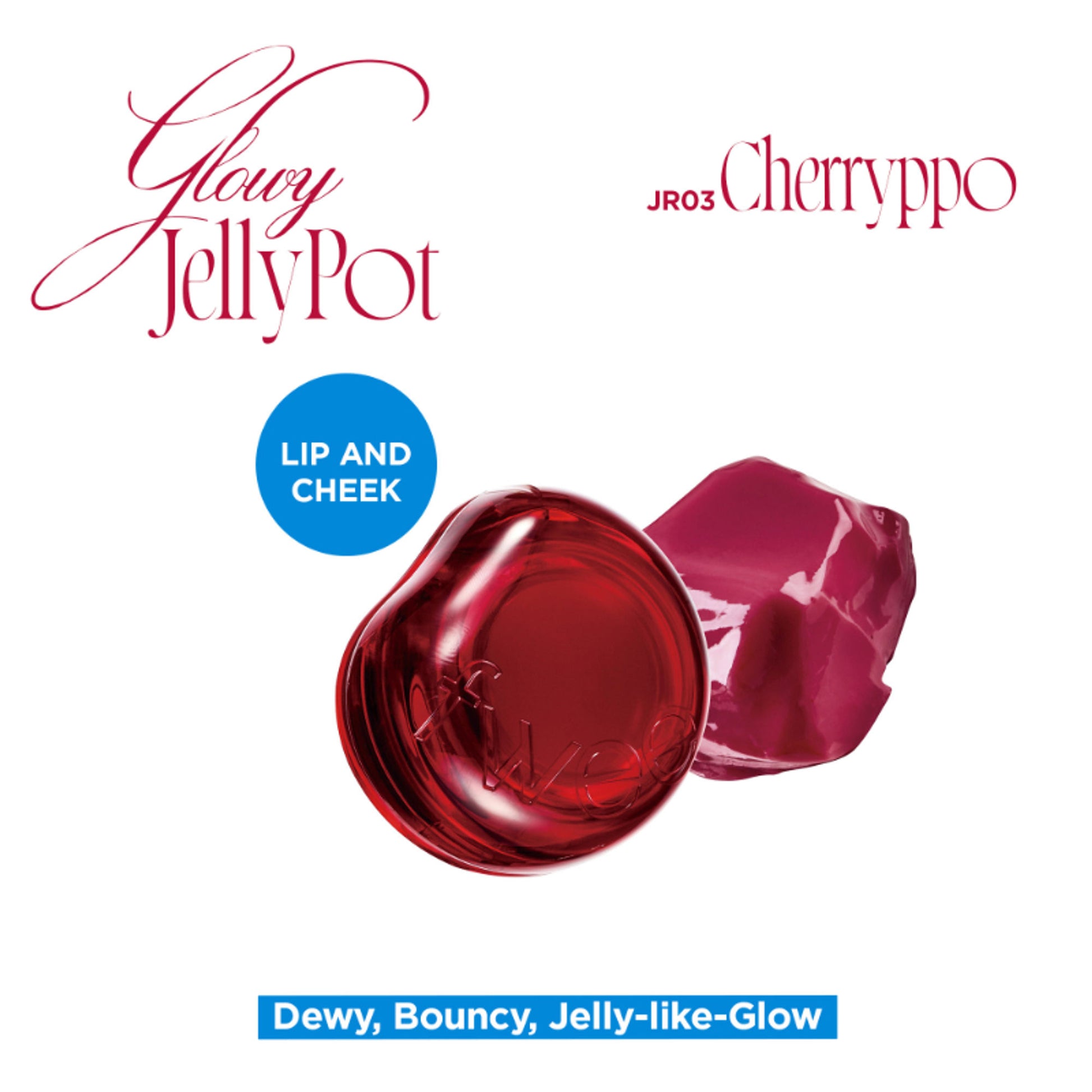 fwee Lip&Cheek Glowy Jelly Pot - JR03 Cherryppo