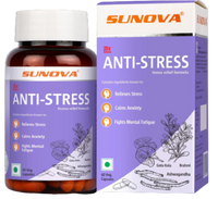 Thumbnail for Sunova Anti-Stress (Stress Relief Formula), 60 Capsules - Distacart