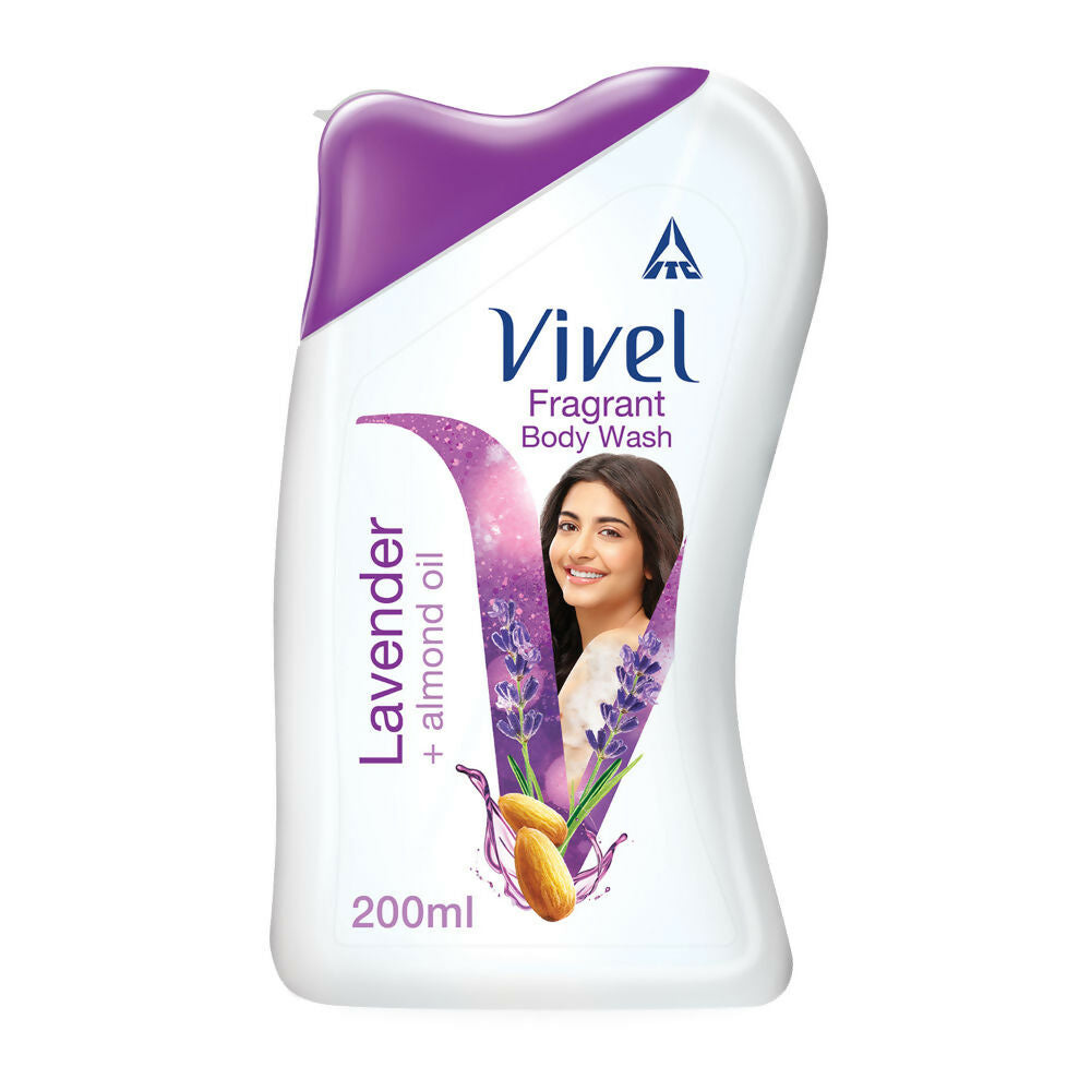 Vivel Lavender & Almond Oil Body Wash - Distacart
