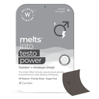 Thumbnail for Wellbeing Nutrition Melts Testo Power Oral Strips-Cool Mint Flavor - Distacart