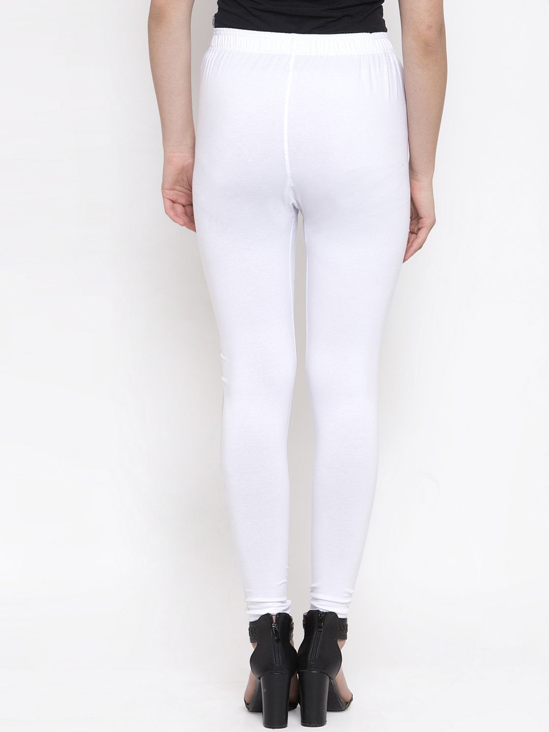 TAG 7 Women Pack Of 2 Solid Churidar-Length Leggings - Distacart