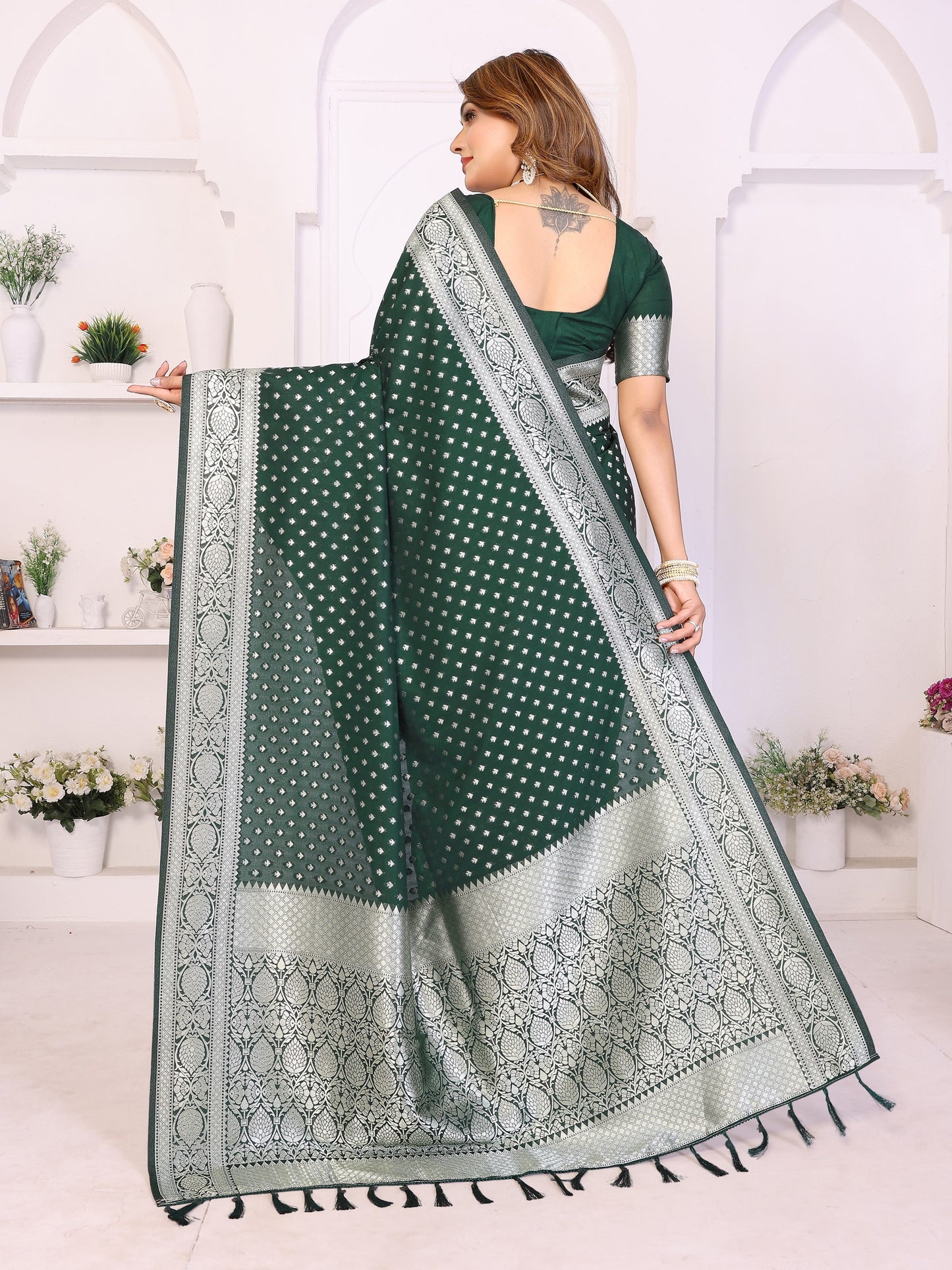 Anaita Premium Georgette Silk Saree - Distacart