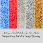 Thumbnail for confect edible patriotic sprinkles mix blue red silver white gold sprinkles mighty hero sprinkles pack of 5 j4 02