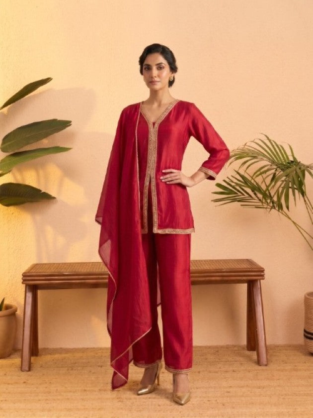 Anaita Pink Stylish Readymade Co-Ords Set - Dista