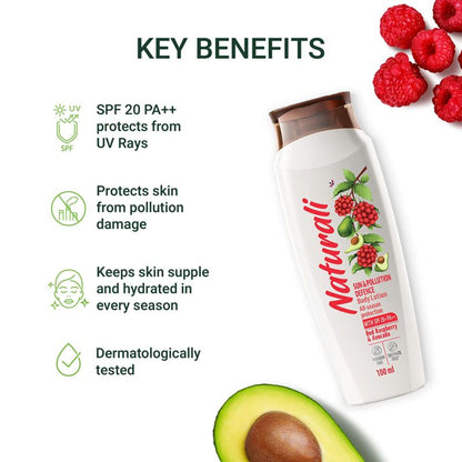 Naturali Sun & Pollution Defence Body Lotion - Distacart
