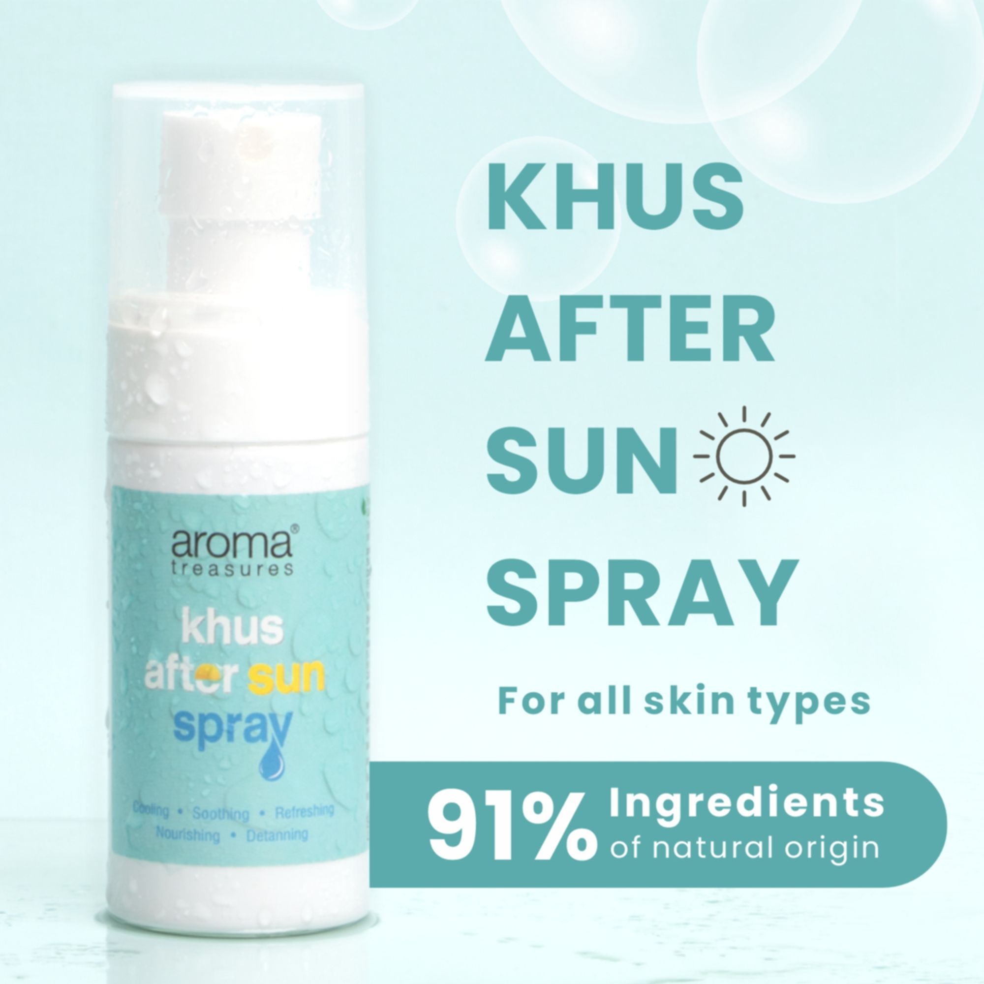 Aroma Treasures Khus After Sun Cooling Spray - Distacart